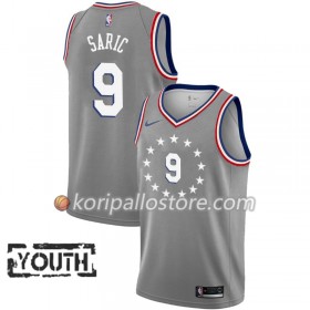 Philadelphia 76ers Dario Saric 9 2018-19 Nike City Edition Harmaa Lasten Pelipaidat Swingman
